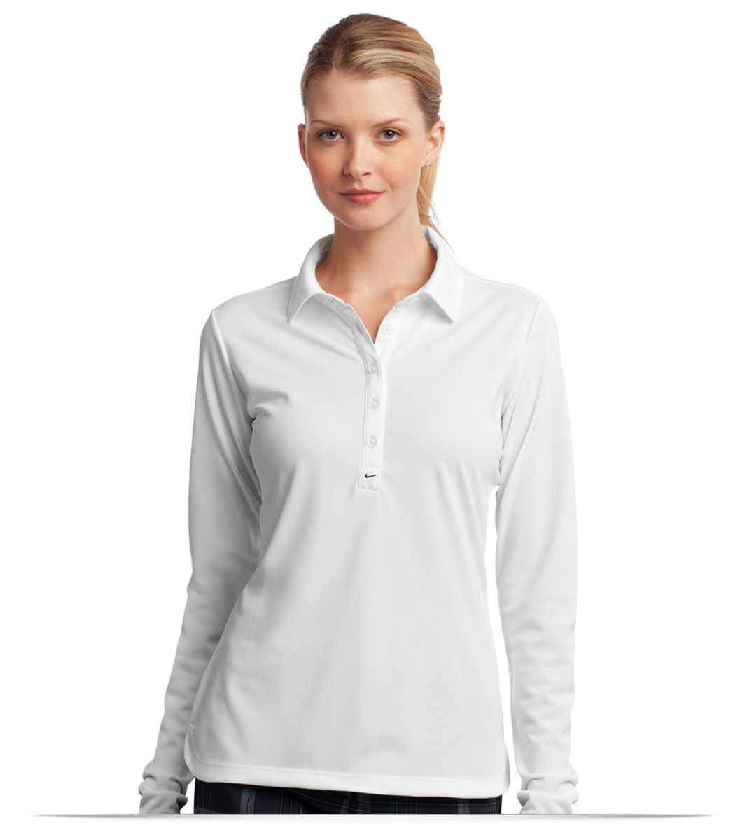 long sleeve polo for ladies