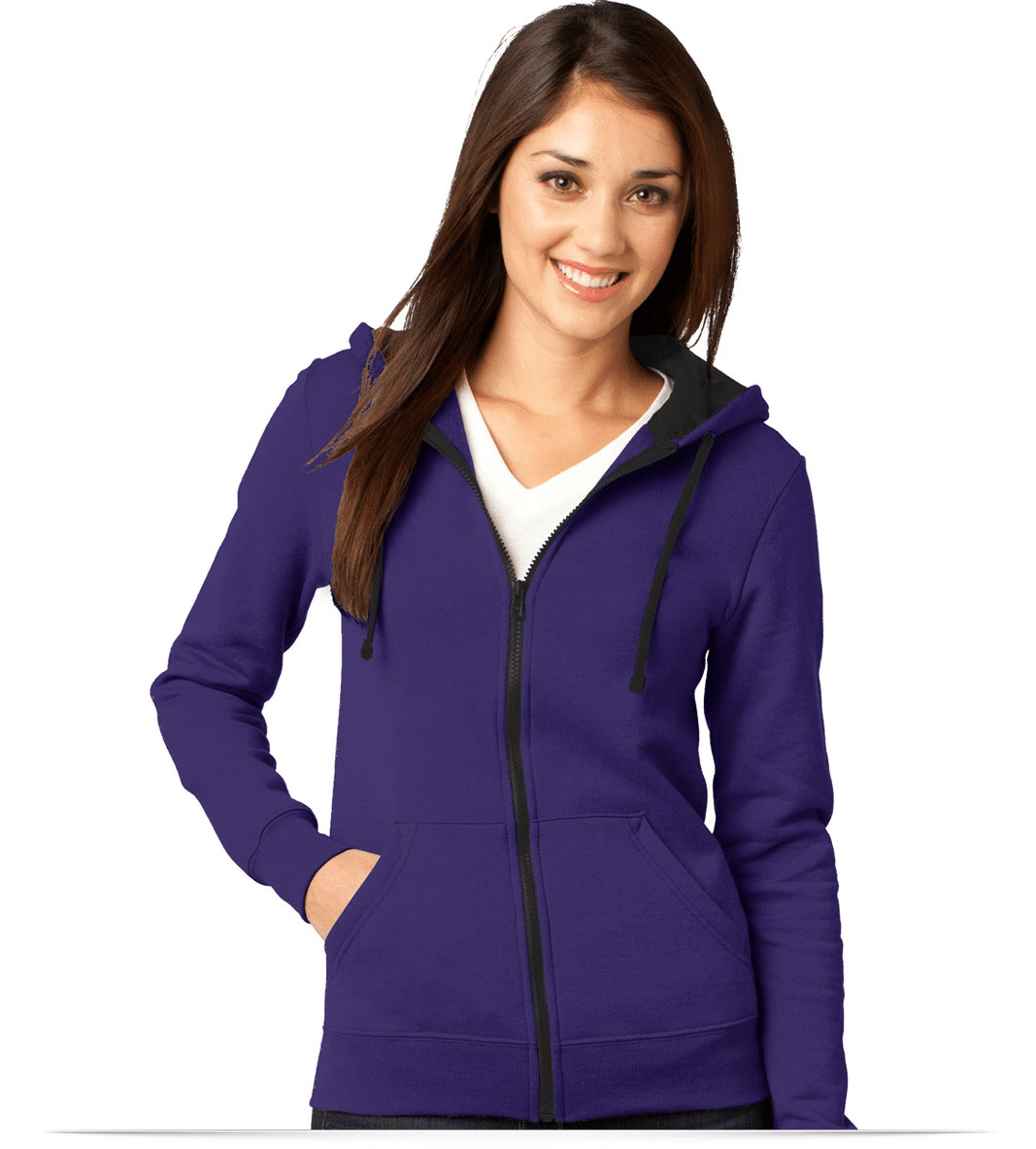 Customize Eddie Bauer Juniors Concert Fleece Full-Zip Hoodie Customize Eddie Bauer Juniors Concert Fleece Full-Zip Hoodie