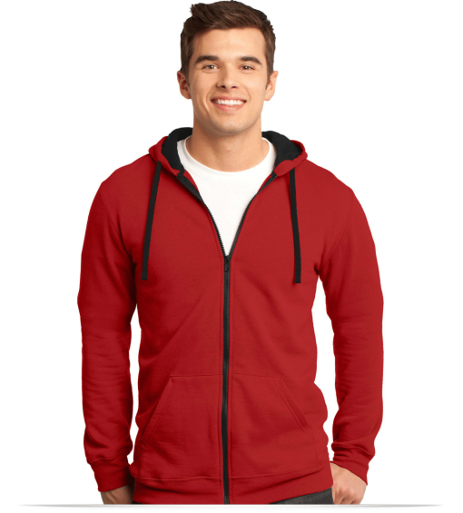 Personalized Young Men’s Fleece Full-Zip Hoodie