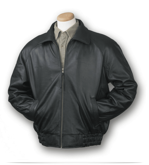 Customize Logo Men’s Lamb Skin Leather Jacket