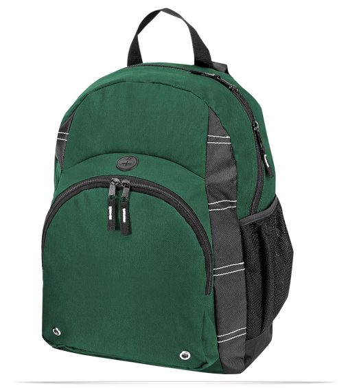 Embroidered Logo Poly Backpack