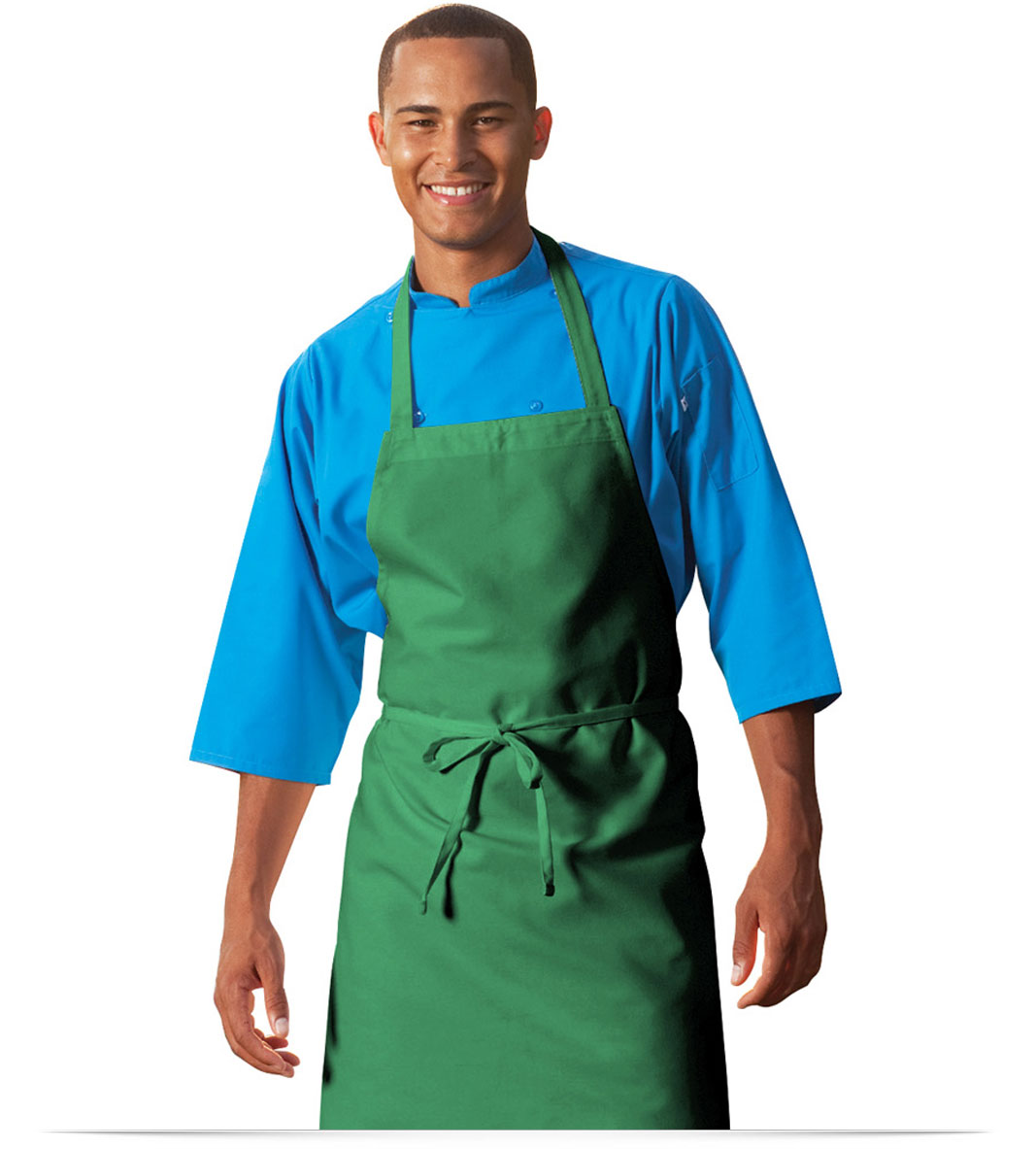 Customize AllStar Logo Poly/Cotton Twill Bib Apron Customize AllStar Logo Poly/Cotton Twill Bib Apron