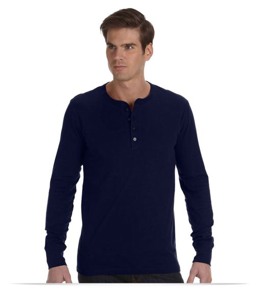 Customize Henley Long Sleeve