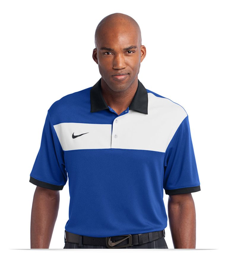Design Embroidered Nike Golf DriFIT Sport Colorblock Polo Online