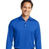 Customize Nike Golf Tall Long Sleeve Dri-FIT Stretch Tech Polo