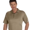 Custom Classic Stripe Short-Sleeve Polo
