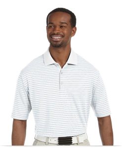 Custom Adidas Stripped Polo Shirt