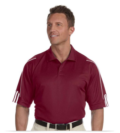 Customize Adidas Men’s Stripe Golf Shirt