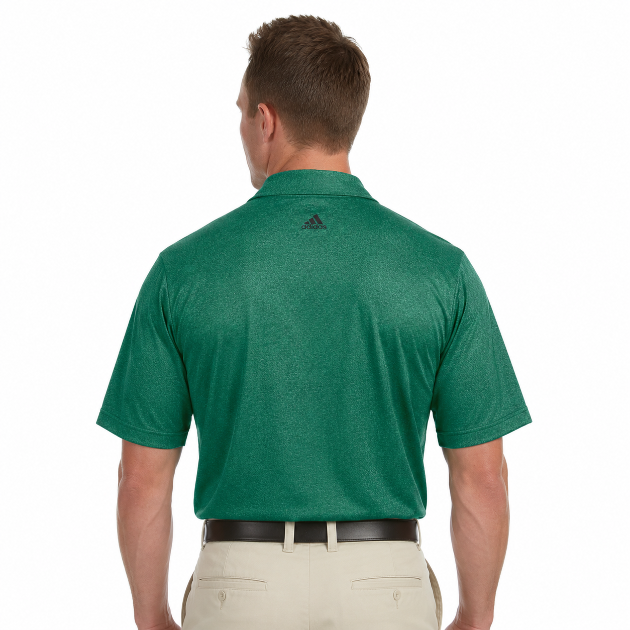 Adidas Golf Mens Heather Polo - Image 4