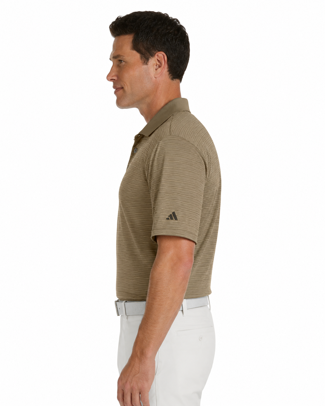 Adidas Stripe Polo Shirt - Image 3