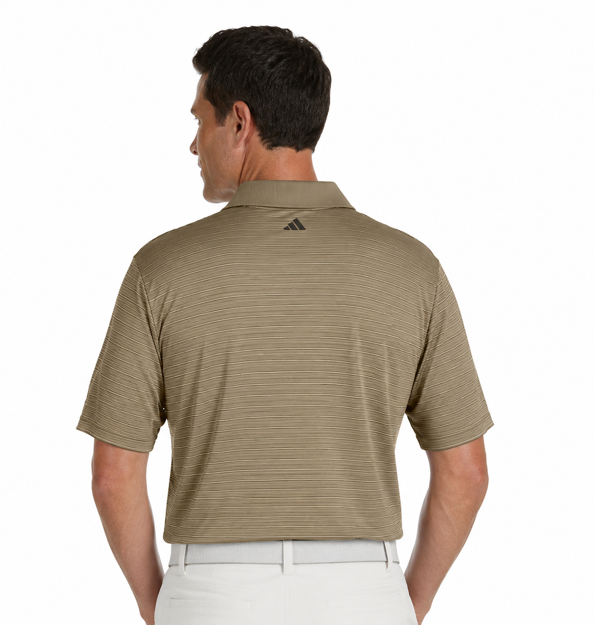 Adidas Stripe Polo Shirt - Image 4