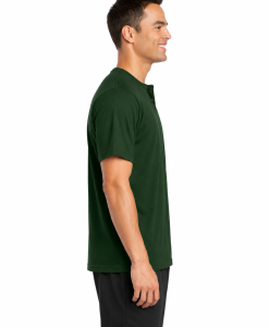 Alternative view of AllStar Logo Henley Short Sleeve T-Shirt