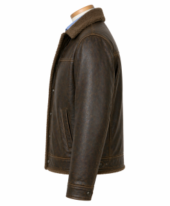 Alternative view of AllStar Logo Leather Jacket Distressed Look