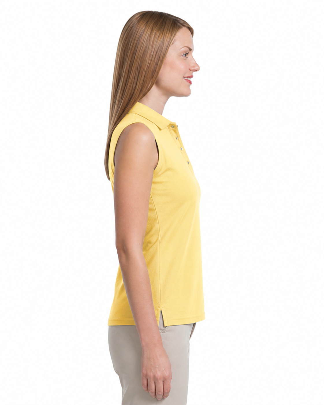 AllStar Logo Sleeveless Polo Shirt-Ladies - Image 2