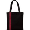 Custom Embroidered Logo Stripe Tote Bag
