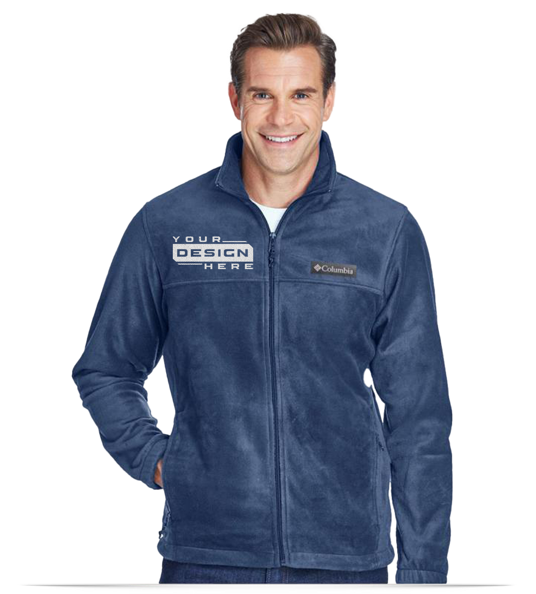 B6113 Custom Logo Embroidered Columbia Mens Clothing