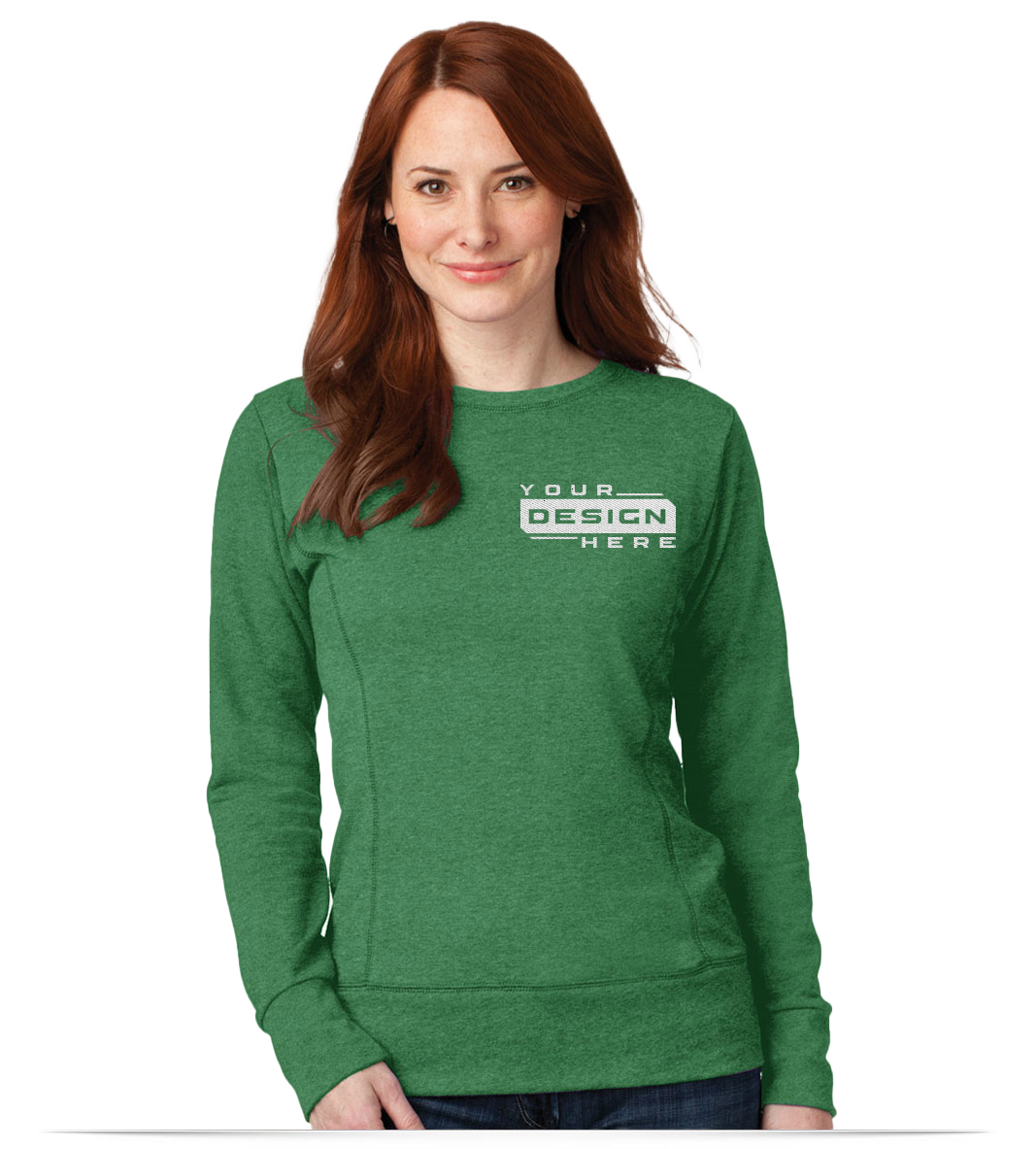 Womens Embroidered Sweatshirts Customized Logo