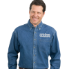 Custom Denim Shirts Embroidered with Logo