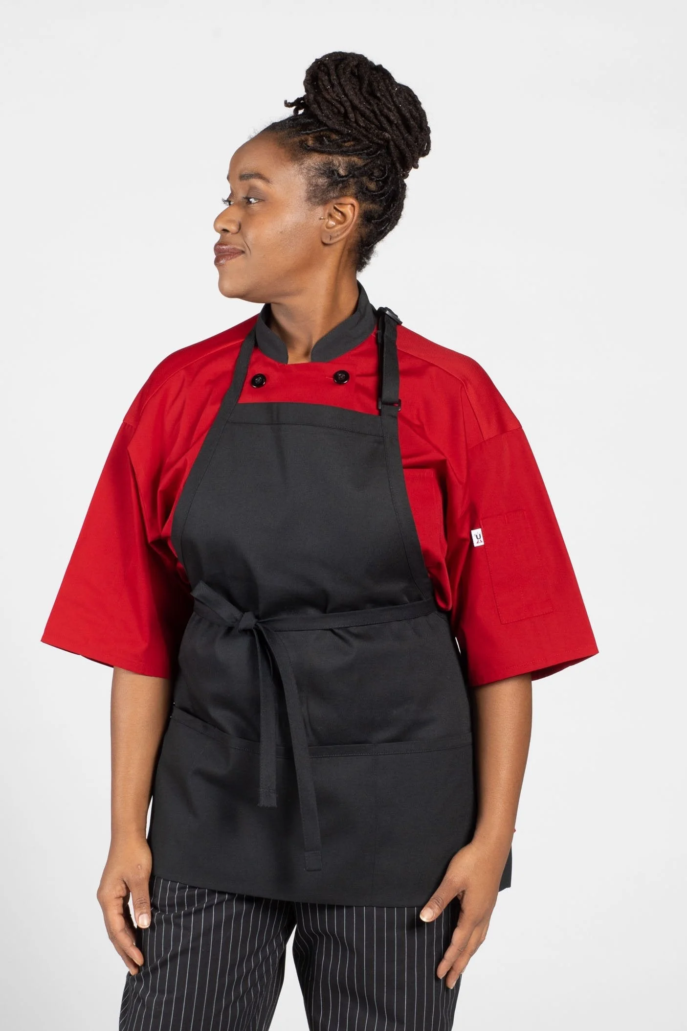 Bib Apron 28"W x 24"L Medium Length - Image 4