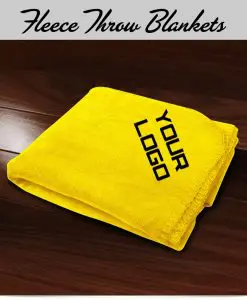 Embroidered Fleece Throw Blanket