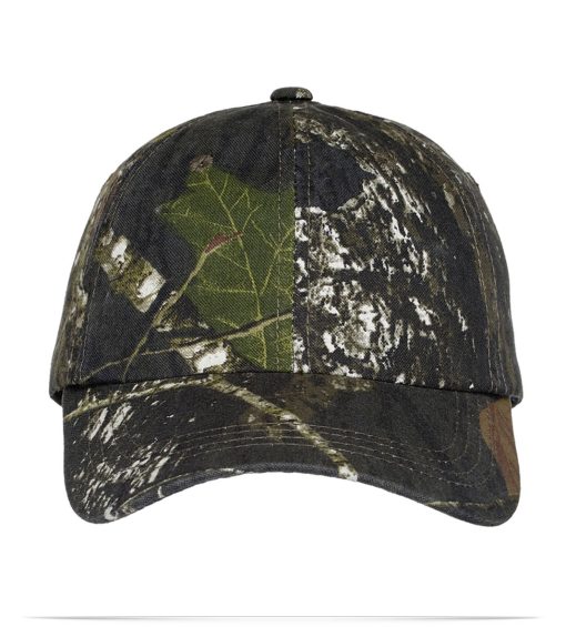 Embroidered Logo Camouflage Hat