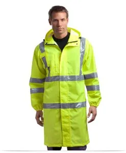 Embroidered Custom Logo Waterproof Rain Coat