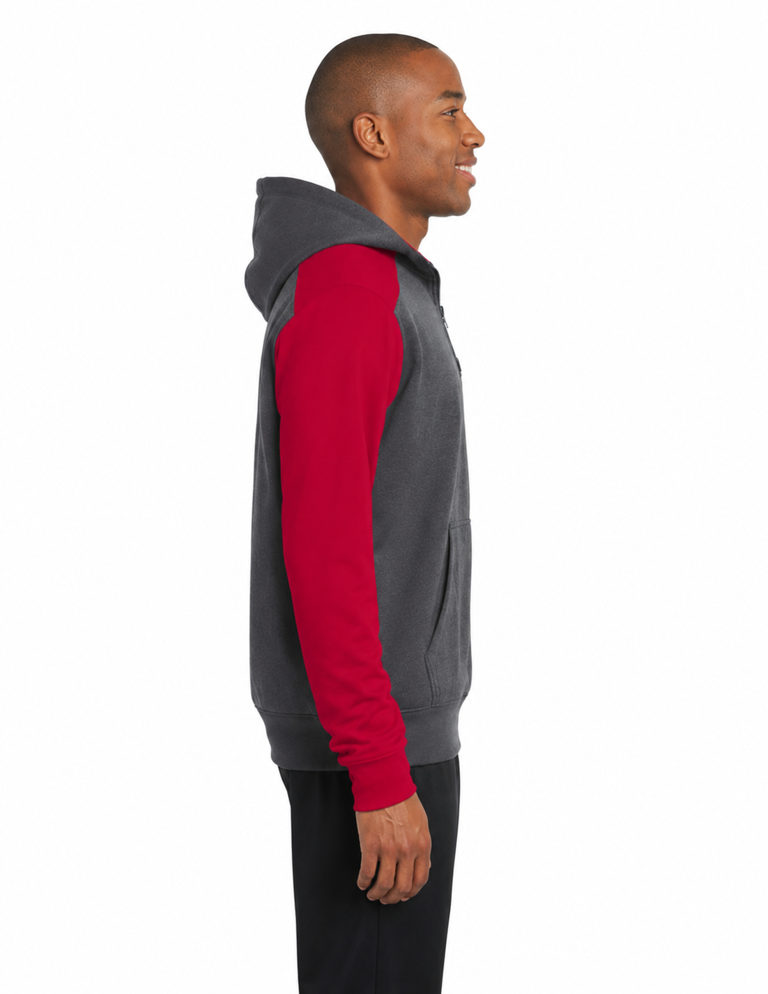 Colorblock Zip Hooded Sweatshirt - Image 2