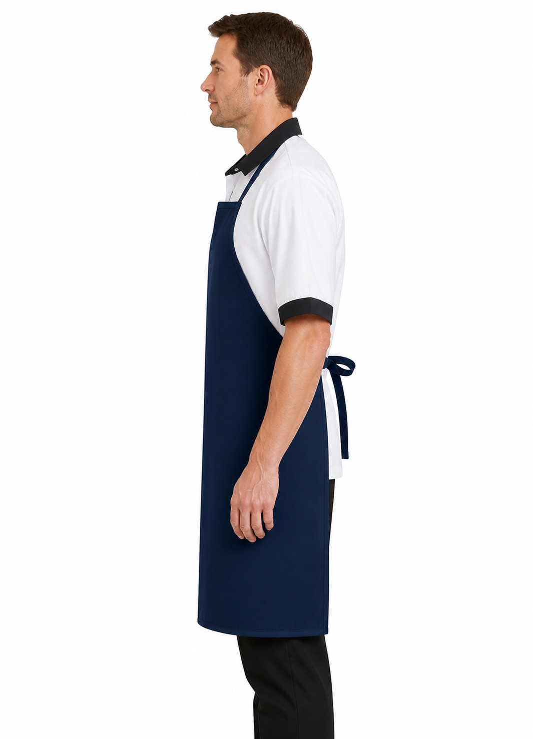 Cover-up Bib Apron with No Pockets - Image 2