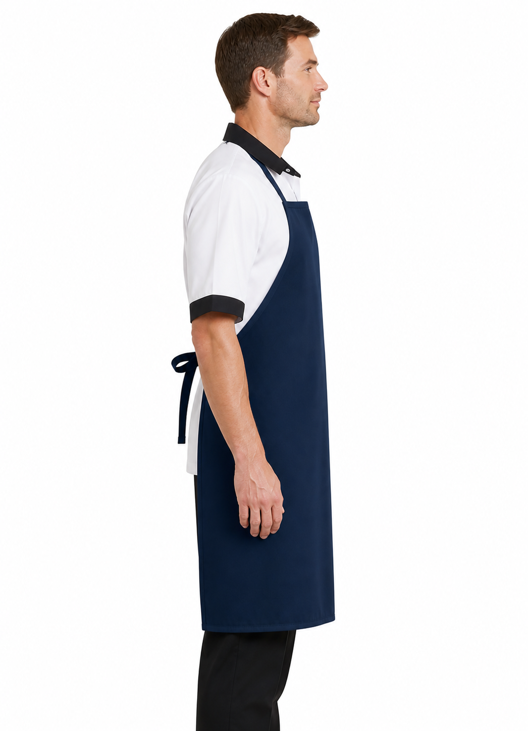 Cover-up Bib Apron with No Pockets - Image 3