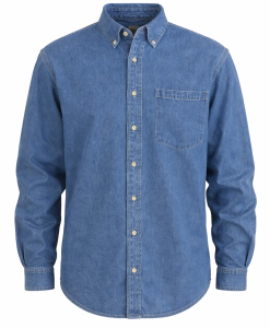 Alternative view of Custom Logo Denim Shirt