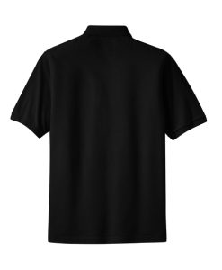 Alternative view of Custom Logo Pique Knit Pocket Polo Shirt