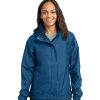 Embroidered Ladies Rain Jacket