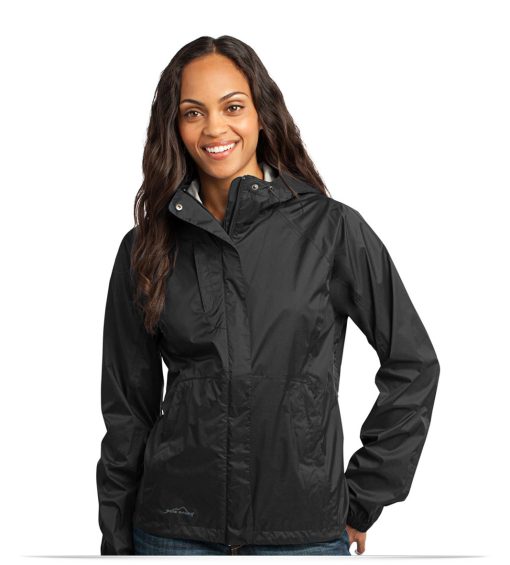 Embroidered Ladies Technical Rain Shell