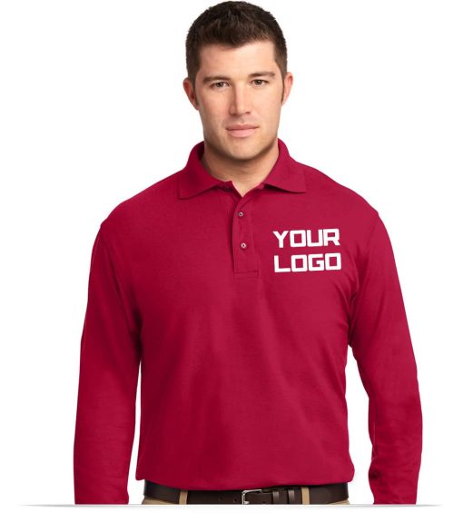 Custom Long Sleeve Polo Shirt