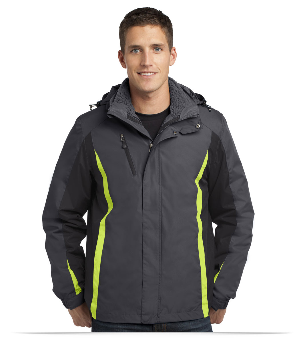 Custom Logo on Port Authority Colorblock 3-in-1 Jacket Custom Logo on Port Authority Colorblock 3-in-1 Jacket