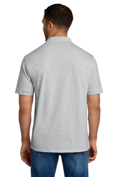 50/50 Jersey Knit Polo Shirt - Image 4