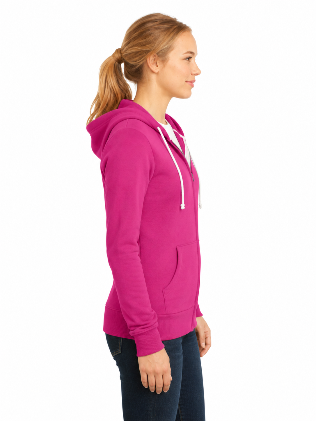 Juniors Core Fleece Full-Zip Hoodie - Image 2