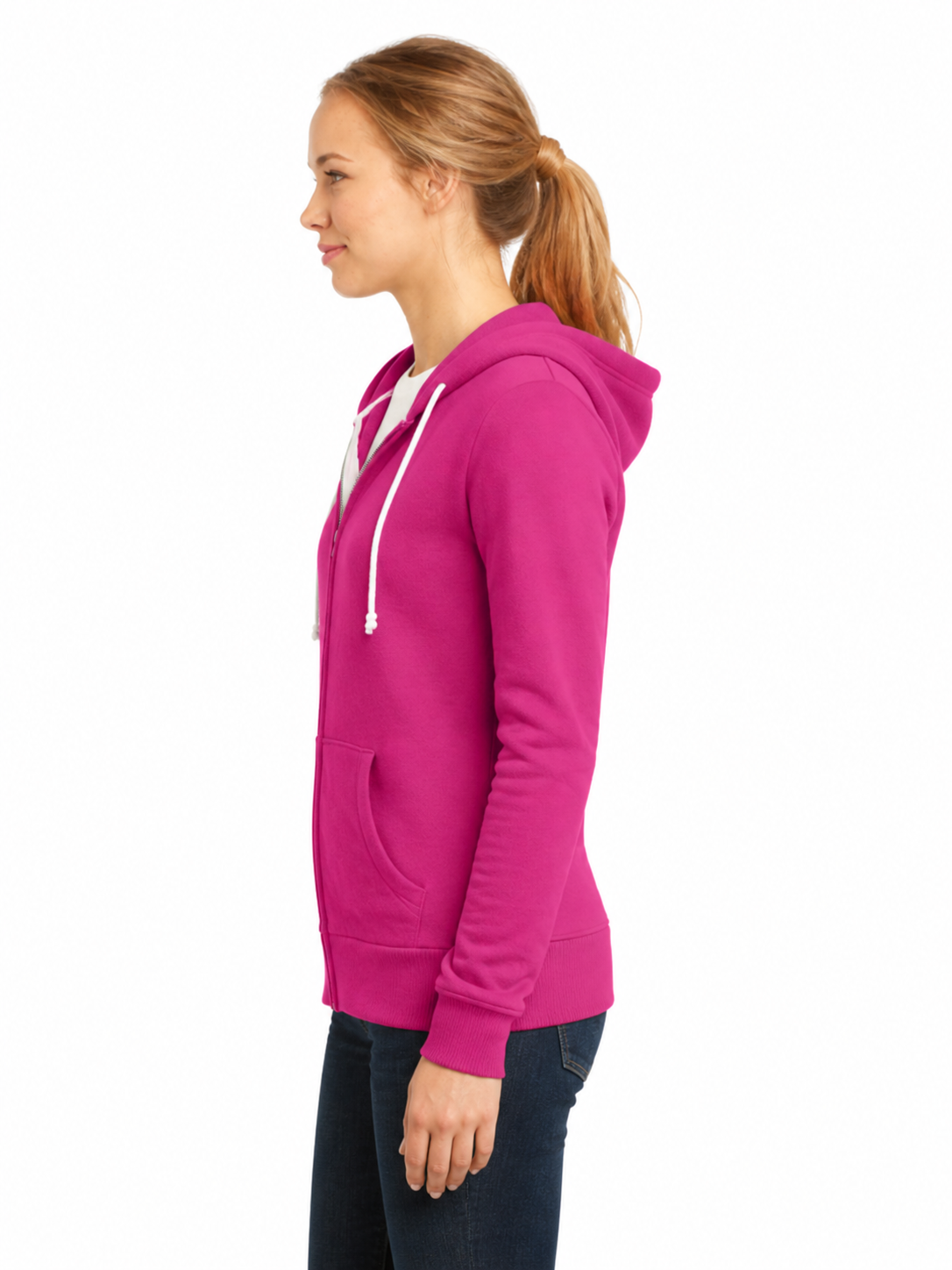 Juniors Core Fleece Full-Zip Hoodie - Image 3