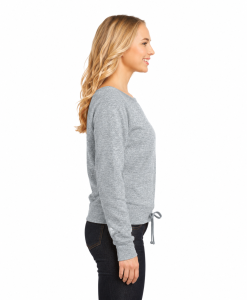 Alternative view of Juniors Core Fleece Wide Neck Pullover