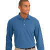 Embroidered Custom Logo Long Sleeve Sport Shirt