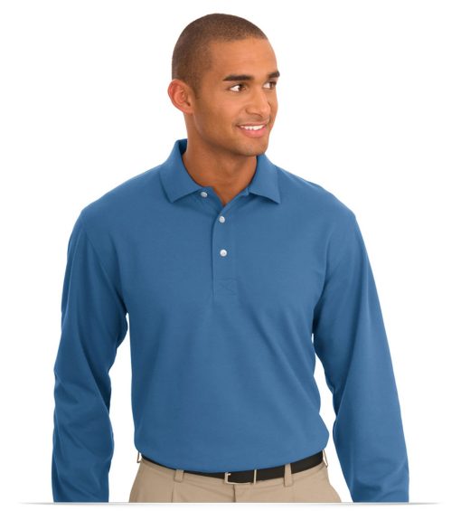 Embroidered Custom Logo Long Sleeve Sport Shirt
