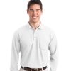 Personalized Long Sleeve Polo Shirt with Pocket