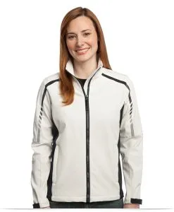 Embroidered Ladies Soft Shell Jacket