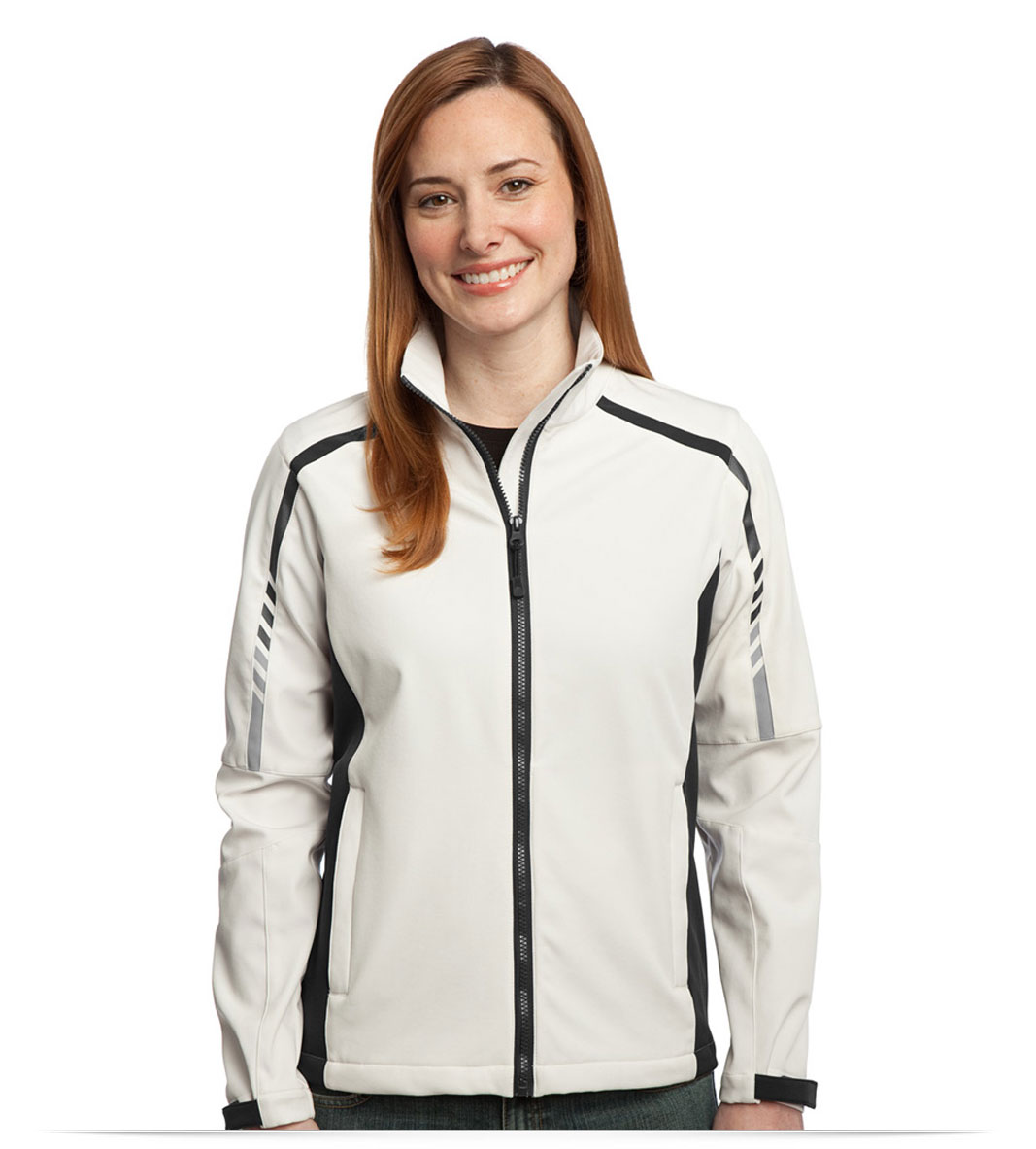 Embroidered Ladies Soft Shell Jacket