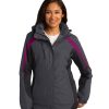 Embroidered Port Authority Ladies Colorblock 3-in-1 Jacket