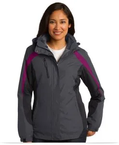 Embroidered Port Authority Ladies Colorblock 3-in-1 Jacket