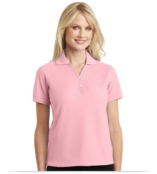 Custom 100% Cotton Embroidered Polo Shirt for Women