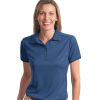 Ladies Poly-Bamboo Charcoal Birdseye Jacquard Polo