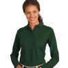 Customize 50/50 Custom Long Sleeve Polo Shirt Ladies