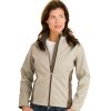Embroidered Ladies Two-Tone Soft Shell Jacket